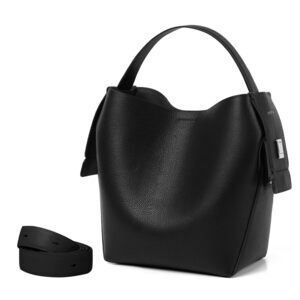 3934 LA FESTIN Leather Purse Small Bags : Black Shoulder Handbags Crossbody